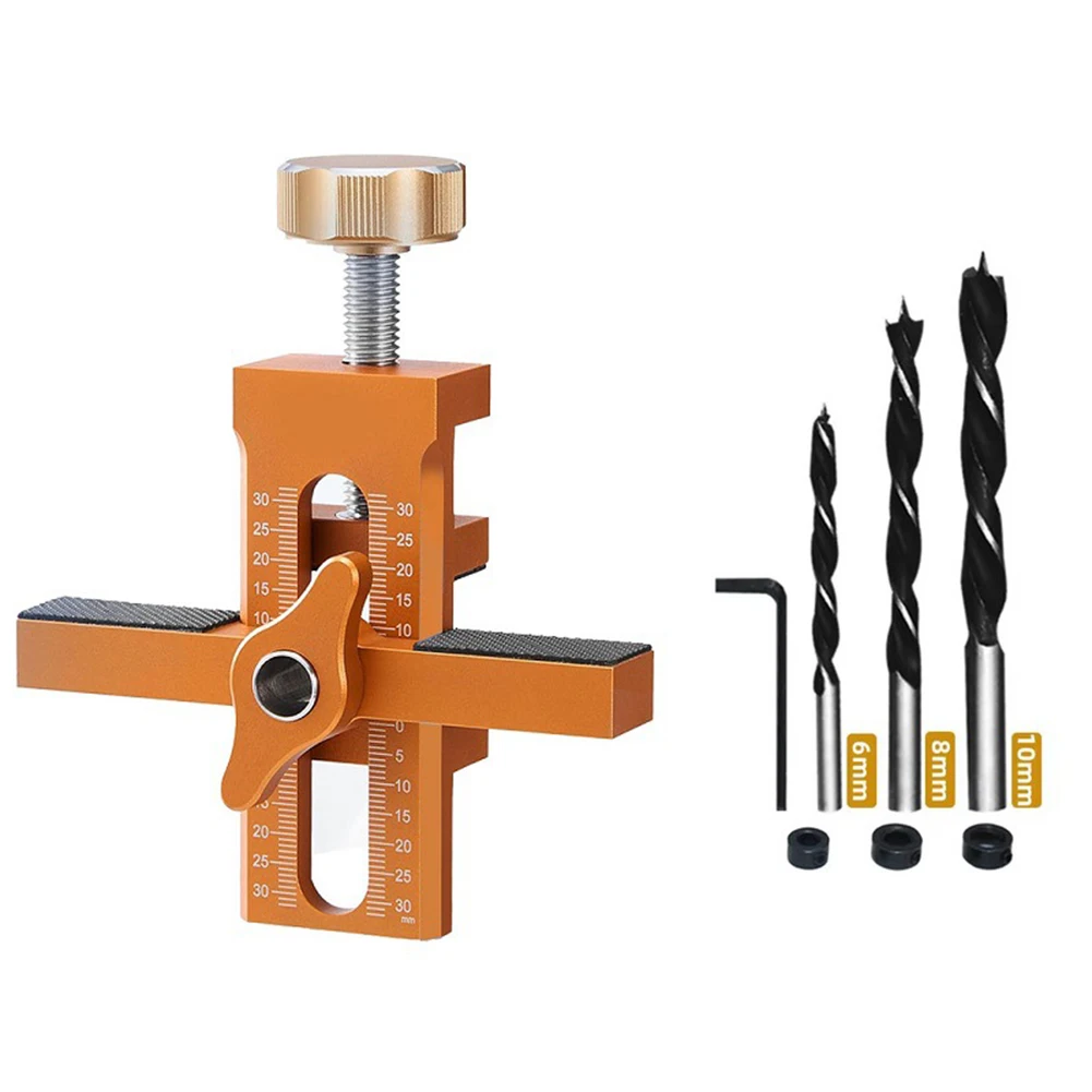 

Cabinet Door Installation Positioner Multifunction Aluminum-Alloy Cabinet Installation Tool Accessories Woodworking Tools
