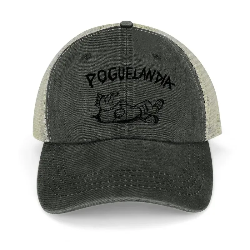 Y2K Poguelandia Cowboy Fishing Rugby New Hat Baseball For Men Women'S