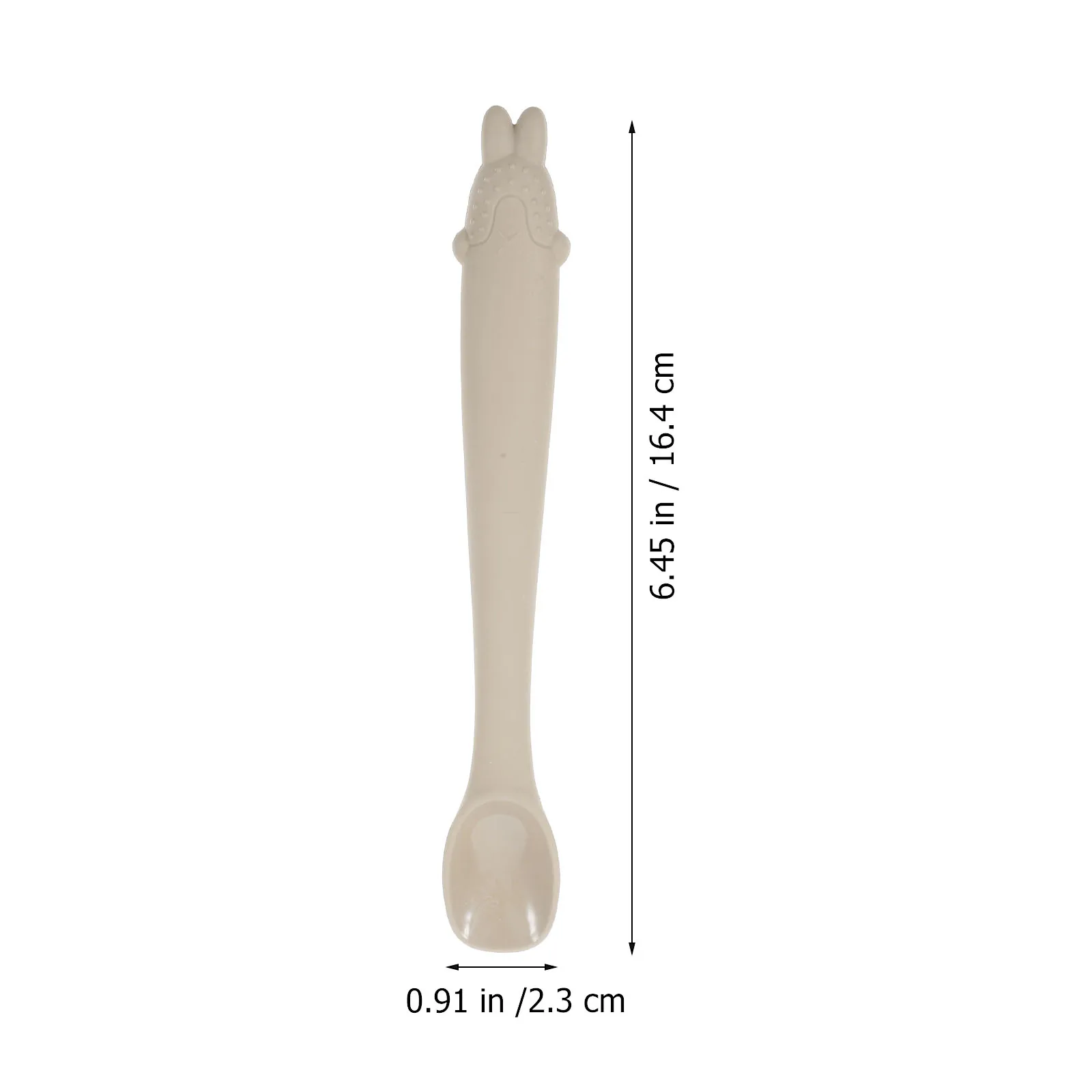 

Silicone Baby Feeding Spoon 6 12 Months Supplies Toddler Cutlery Durable Lightweight Feeding Safe Material Bright