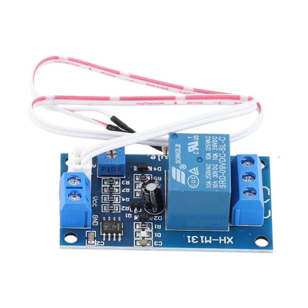 XH-M131 Light Control Switch Adjustable Photoresistor Relay Module 5V 9V 12V 24V Detection Sensor Automatic Light Control Switch