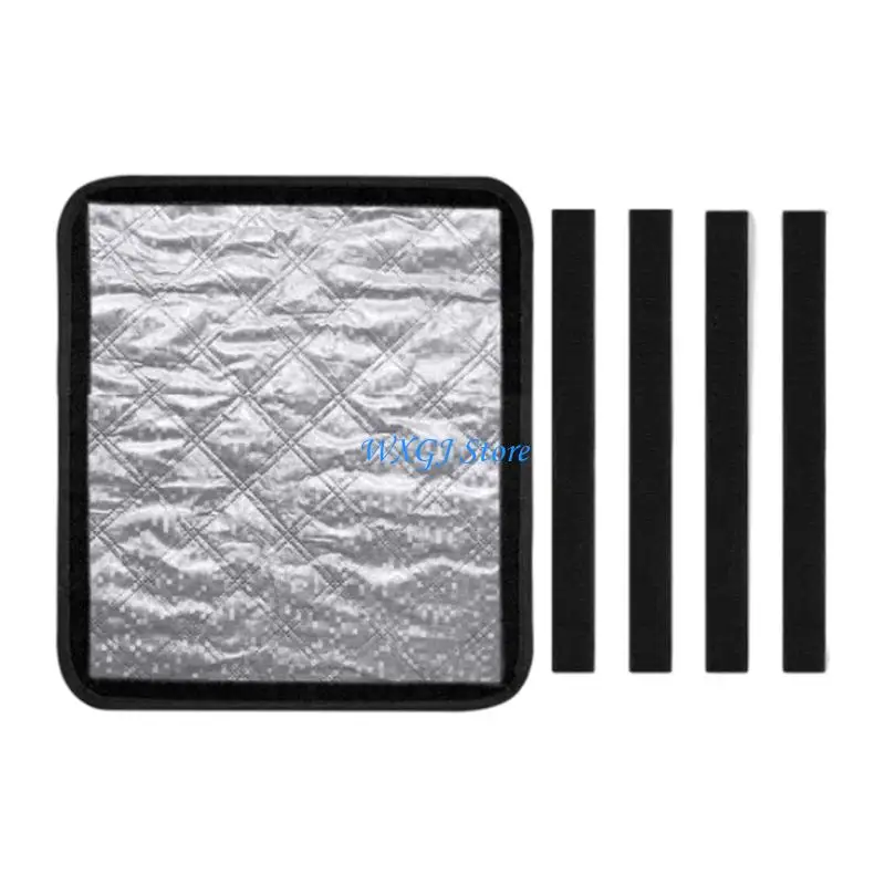 37JE Motorhome Window Shade Cover with Light-Blocking Aluminum Face for Trip Storage