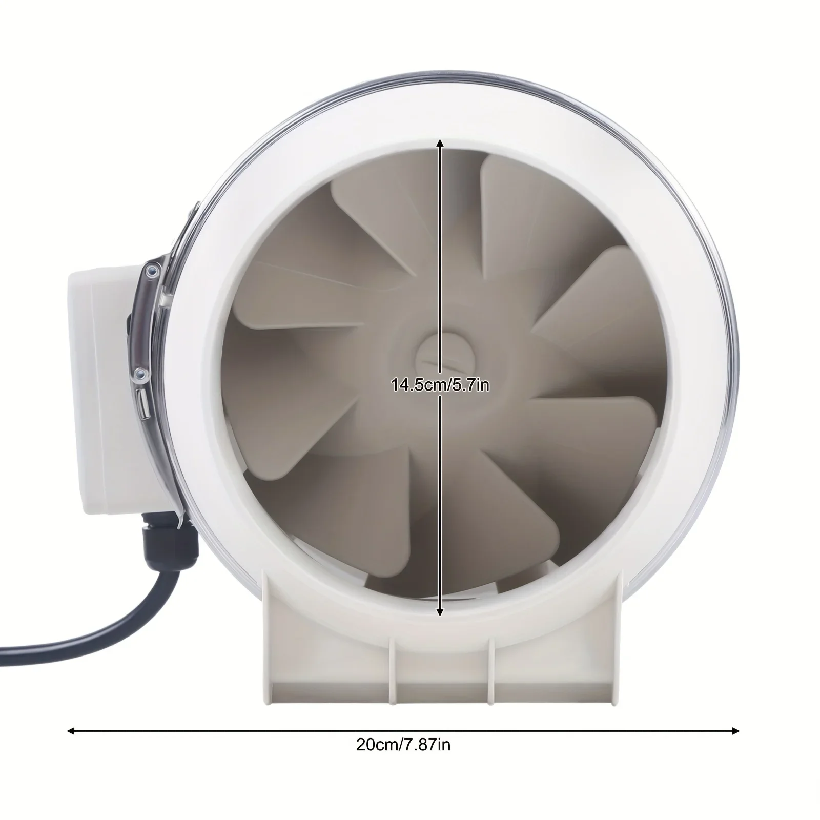 배기관 팬 환기 팬 파이프 팬 인라인 덕트 팬 환기 배기 송풍기 팬 덕트용 조용함