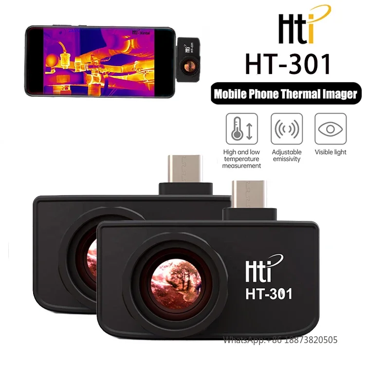 

HTI 301 Smartphone High Resolution 384*288 Electronic Thermal for Android Cell Phone -20~400C