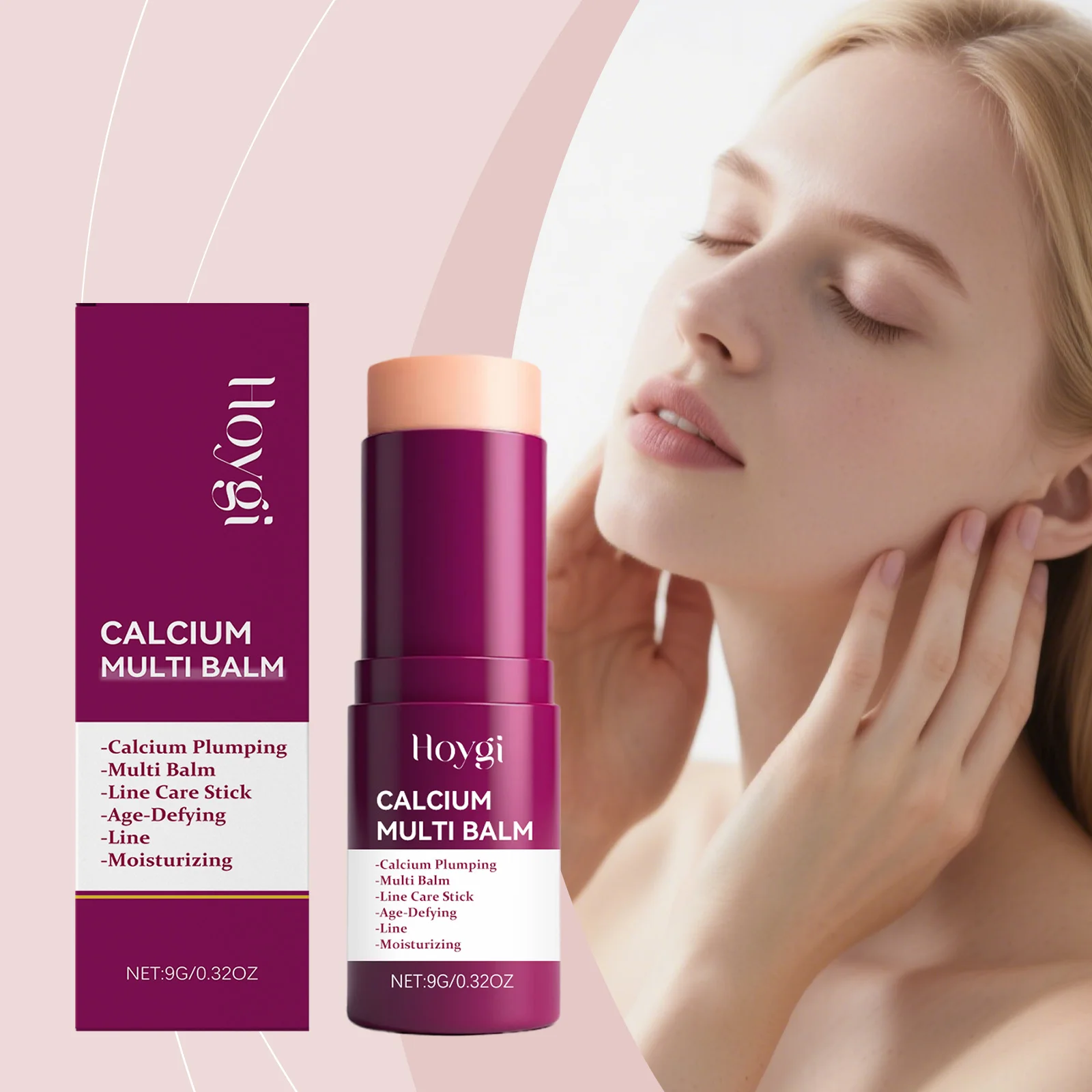 Multi Effect Body Cream Stick Portable Hydrating Moisturizing Lighten Fine Lines Firming Skin Face Care Stick, Anti Aging Multi Moisture Balm For Dryness Forehead Neck Eye Area Deep Nourishing Facial Serum Stick For Women And Men Daily Skin Care Routine