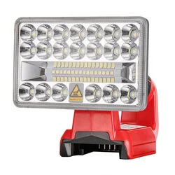 18V 3/5 Inch LED Work Light Flashlight for Milwaukee 18V Li-ion Battery Outdoor Portable Spotlight Emergency Lighting