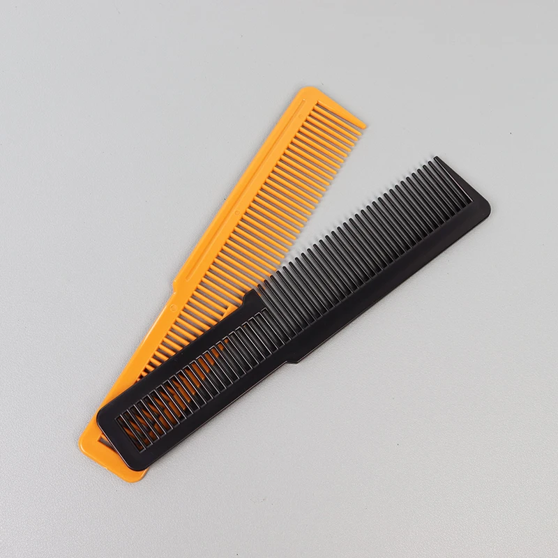 مشط تشذيب الشعر البلاستيكي المضاد للساكنة ، رأس مسطح ، مشط تصفيف الصالون ، 1:
