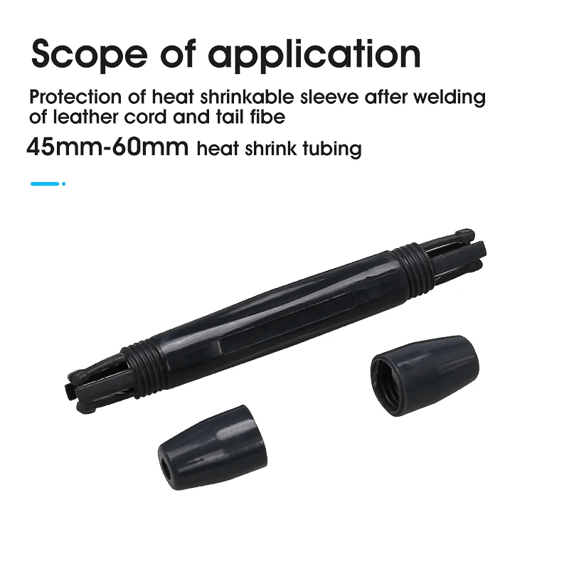 100PCS Optical Fiber Hot Melt Interface Protection Box FTTH Leather Fiber Optic Cable Fusion Heat Shrink Tubing Protection Box