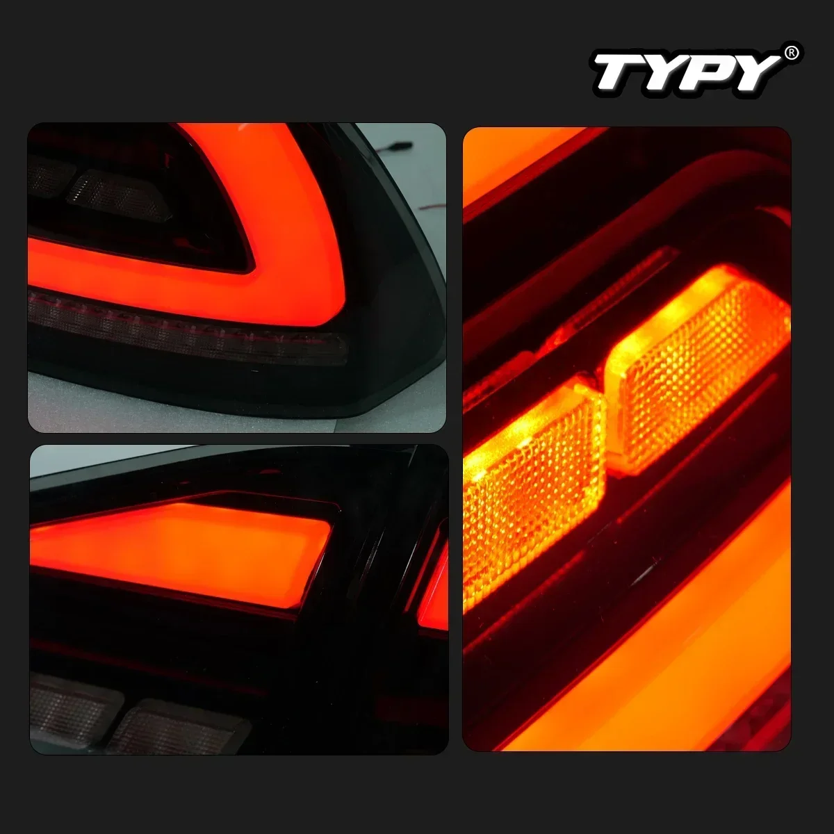 

TYPY новый светодиодный задний фонарь, обновленный, модифицированный для Honda Civic FD2, задний фонарь 2012-2015, динамический сигнальный задний фонарь, автоаксессуары