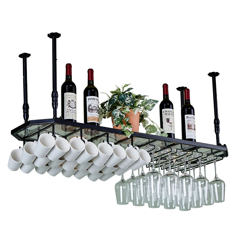 Wine glass holder upside down light luxury bar counter bar ornament hanger household goblet