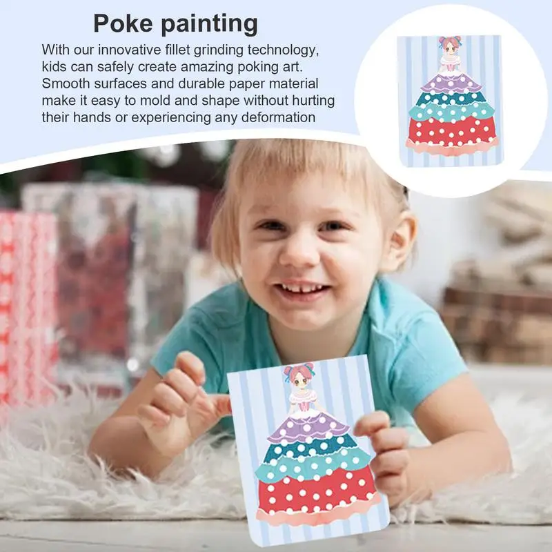 Poking Art For Kids Creativo Poking Puzzle Puntura Pittura Puntura Set di pittura Poking Puzzle creativo Puntura Pittura