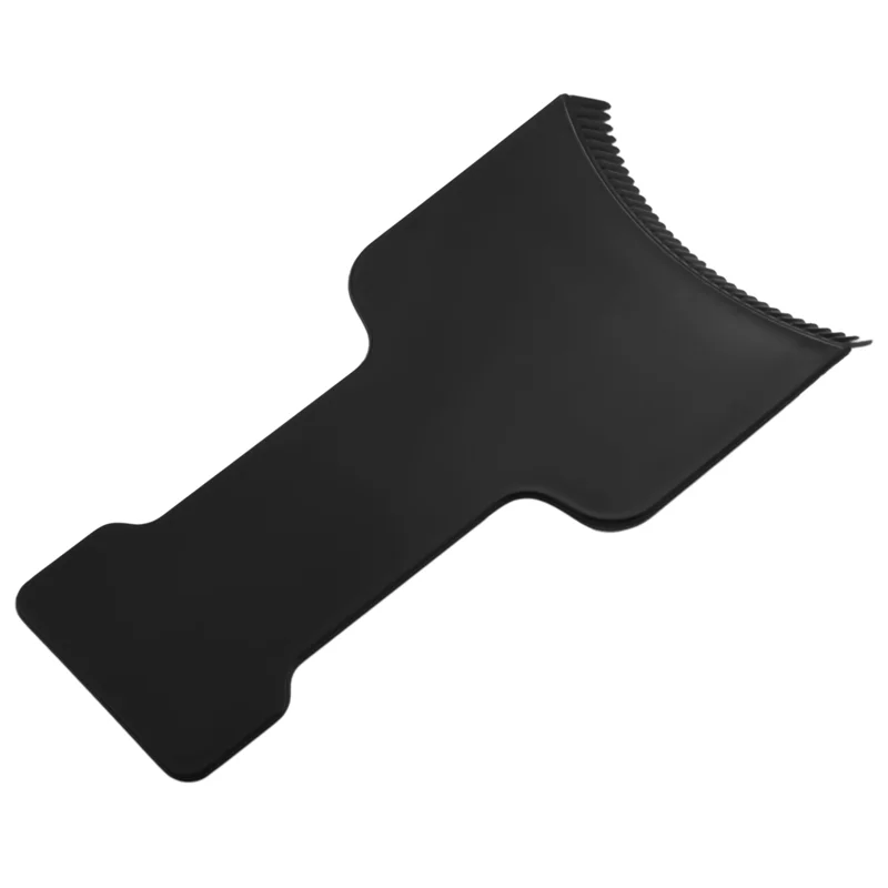 A20M 6 peças de cabelo longo destacando placa de seccionamento barbeiro plana top paddle board pente (preto)