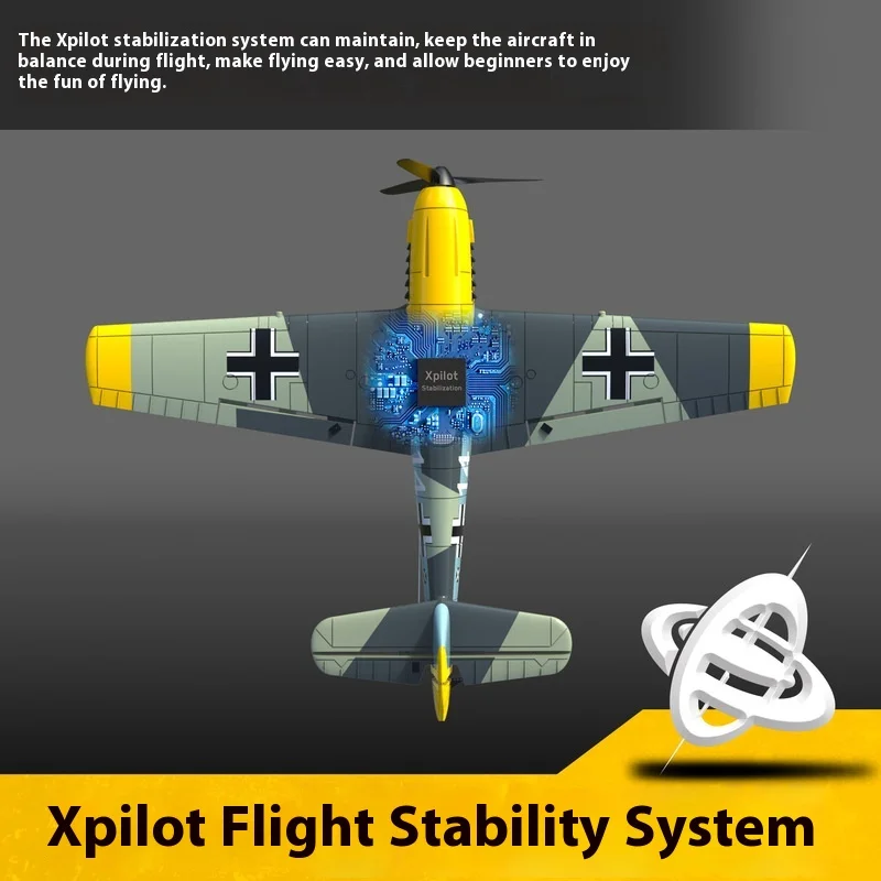 Olanz 리모컨 항공기 Bf109 전투기 리모컨 폼 항공기, 고정익 항공기 모형, 어린이 장난감 선물