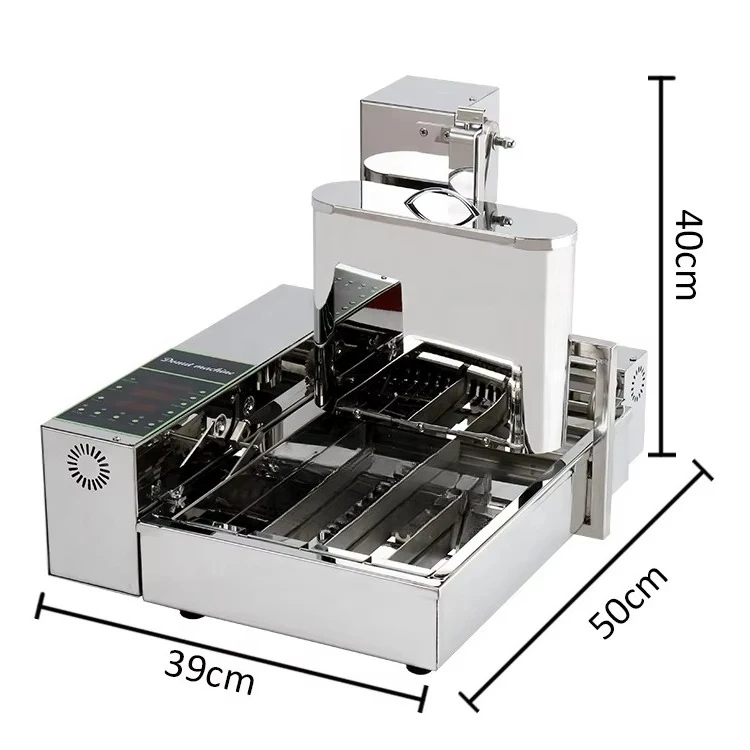 FOODLINE Park Dessert Stall Doughnut Machine Wind Resistant Cabinet Anti Collision Non-Stick Food Grade Mold