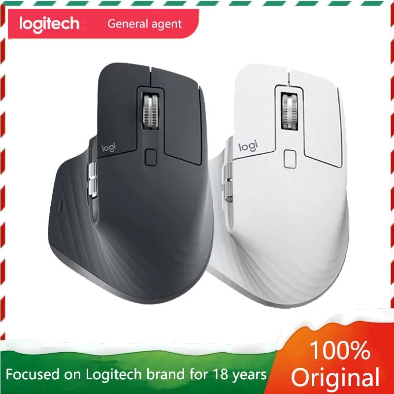 로지텍 MX Master3s 무선 블루투스 마우스, 충전식 고급 사무실 컴퓨터 주변기기