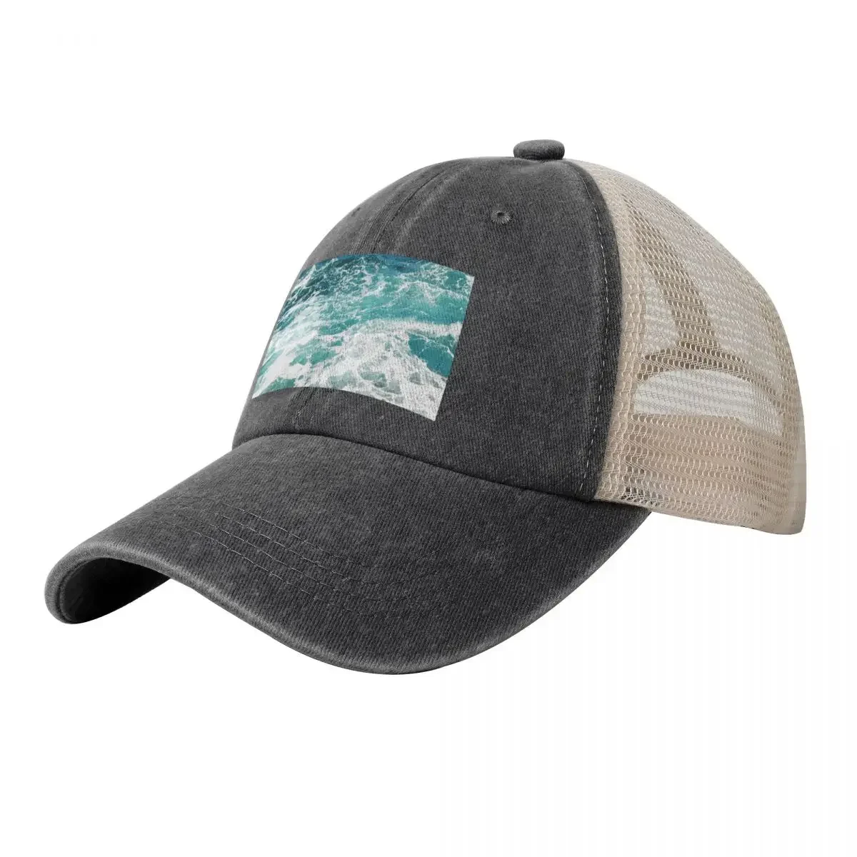 Blue Ocean WavesCap Baseball Cap Beach Bag Cosplay Mens Women's