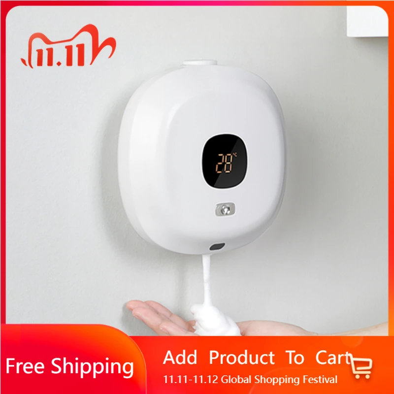 

Automatic Electronic Soap Dispensers White Touchlessplastic Modern Soap Dispensers Smart Sensorjabonera Bathroom Furniture