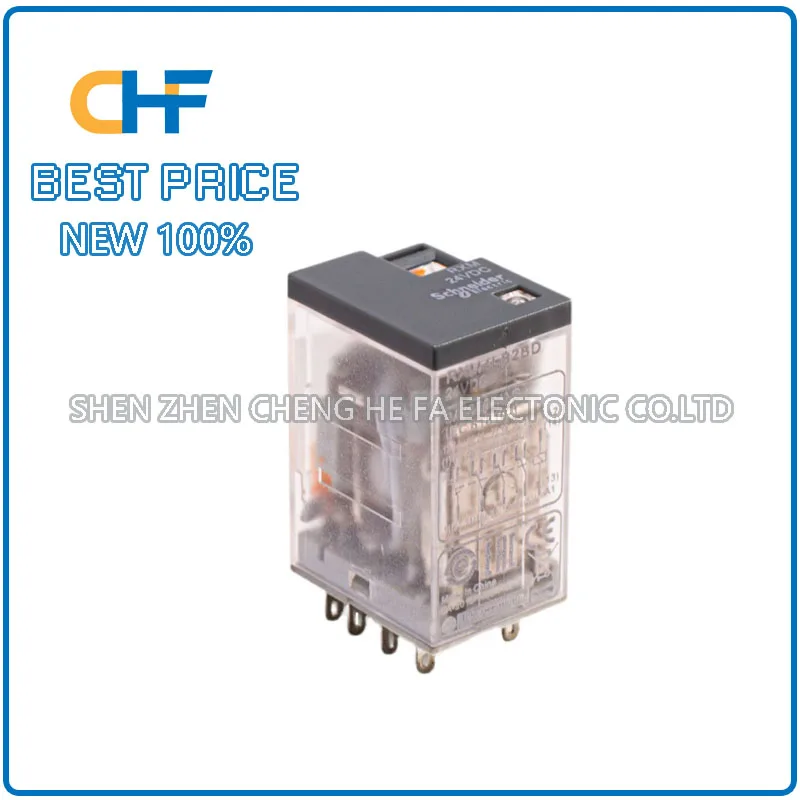 RXM4LB2BD DC24V four open and four closed Schneider small relay brand new original stock