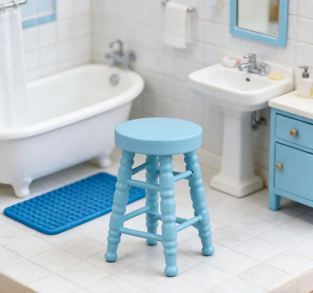 1:12 casa de bonecas em miniatura fezes 5 pçs-pequenos bancos de barra redondos bancos altos mini acessórios de móveis fingir jogar brinquedo para casa de bonecas