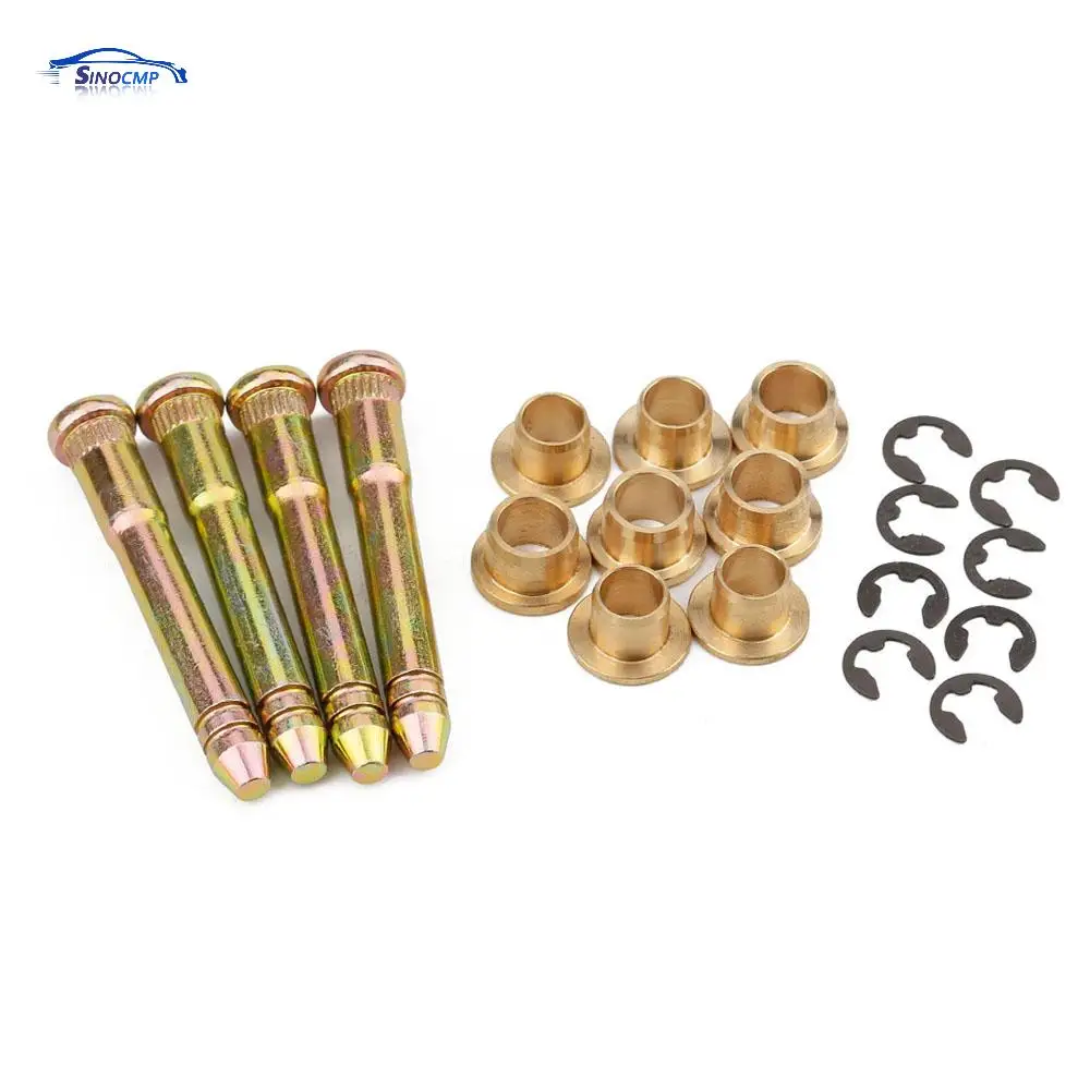 4 PCS Door Hinge Pin & Blushing Kit W/E-ring Clips Car Parts For Honda Accord Civic CR-V CRX CX DX EX SI EG6 B16 D16 EK EG EH