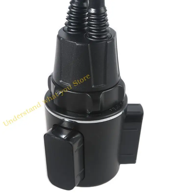 

J60A 360 Degree SUV Truck Car Cup Dual Holder Mount for 4-7" Smartphones