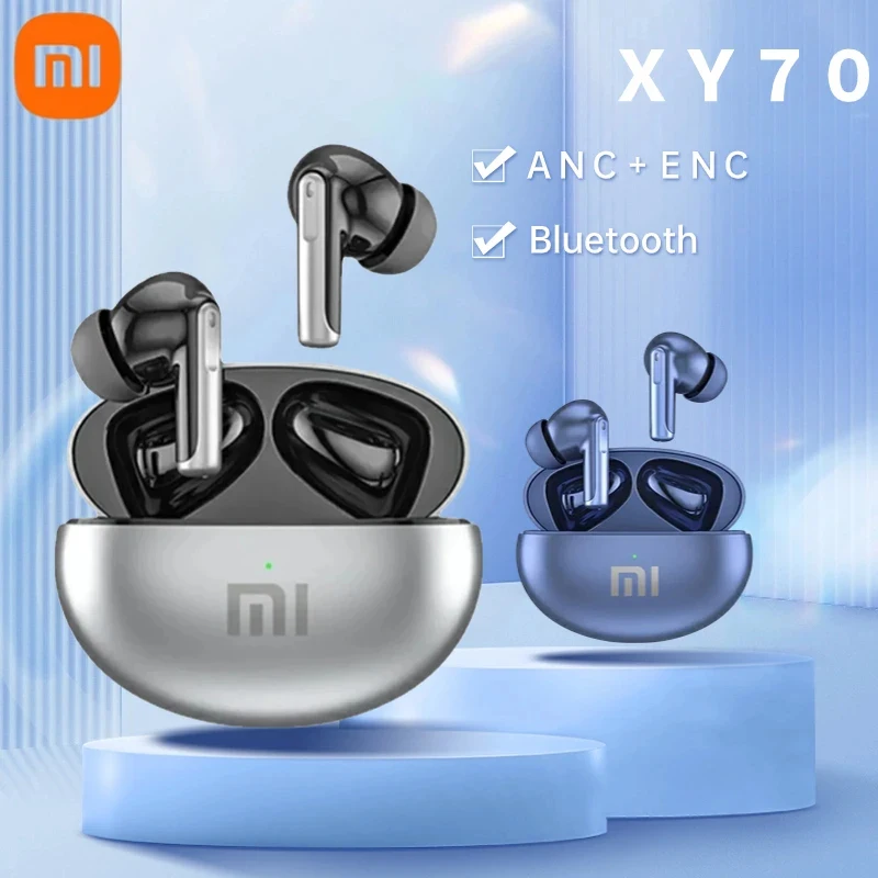 XIAOMI ANC XY-70 Wireless TWS Bluetooth Earphones Active Noise Reduction Headsets HiFi Stereo Earbuds Waterproof Sport Headphone