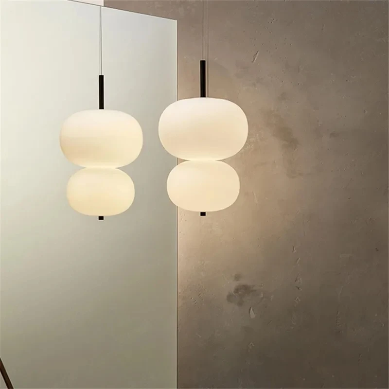 

Pendant Lamp LED nordic glass ball light Living Dining Room Hanging Lights Decor Indoor kitchen island lighting YX456TB