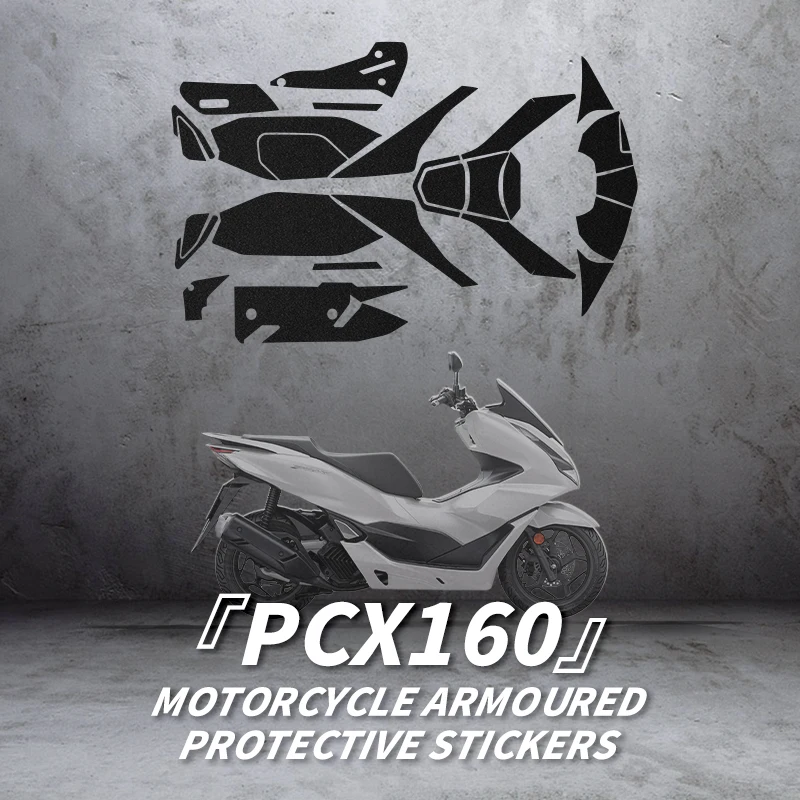 Used For HONDA PCX 160 Motorcycle Armored Protection Decoration Stickers Kits Of High Quality Bike Accessories Refit Decals