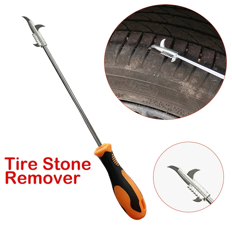 

Universal Car Wheel Tire Stone Cleaner Groove Broken Remover Tire Cleaning Hook Tool Tire Repair Kit Car Accessories