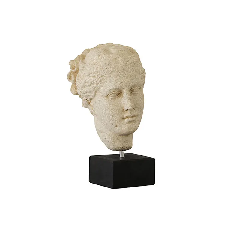 

Medieval light luxury art portrait sculpture ornament office home figure soft decoration jewelry