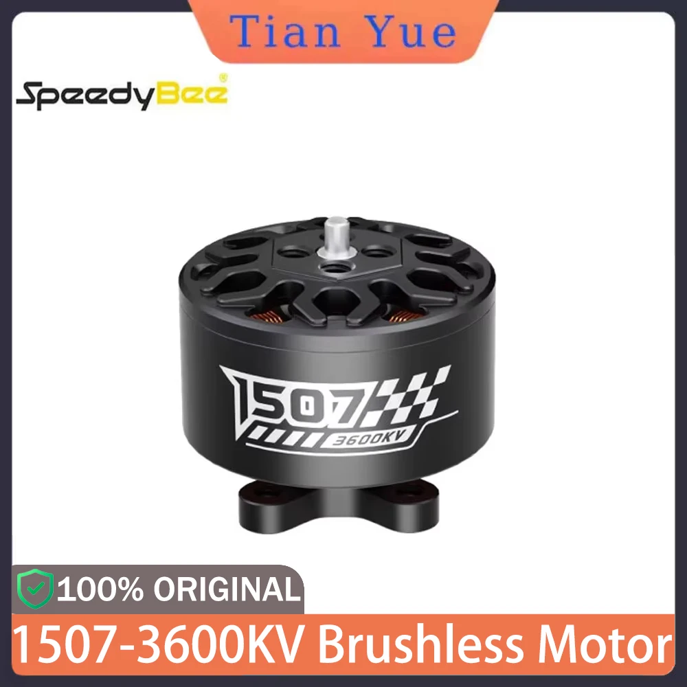 

Бесколлекторный двигатель SpeedyBee 1507 3600KV для FPV-дронов 3-3.6 дюйма, аксессуары для квадрокоптеров Master3X, оптом