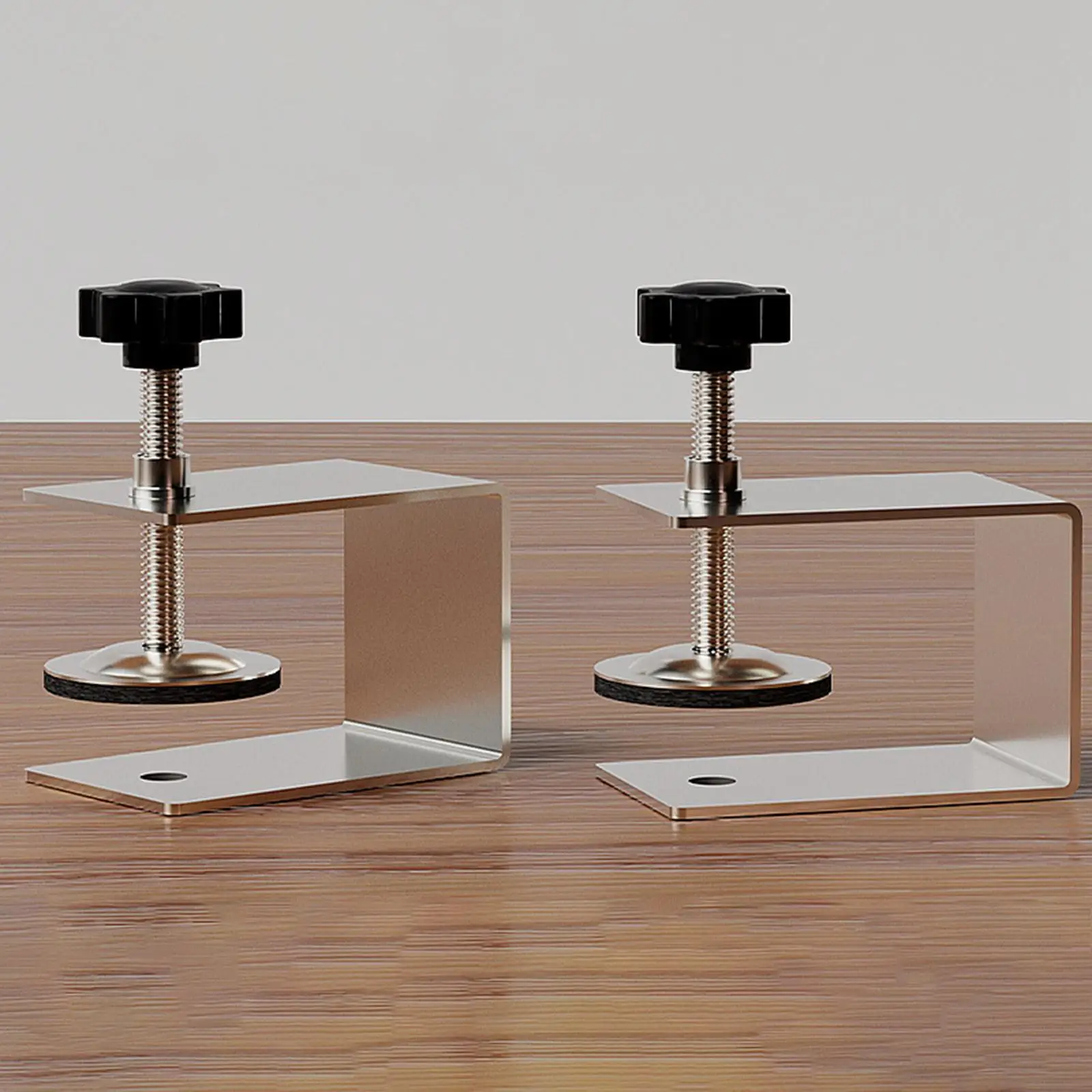 2Pcs Metal Drawer Front Clamps Hardware Woodwork Craft Repair Mounting Tool