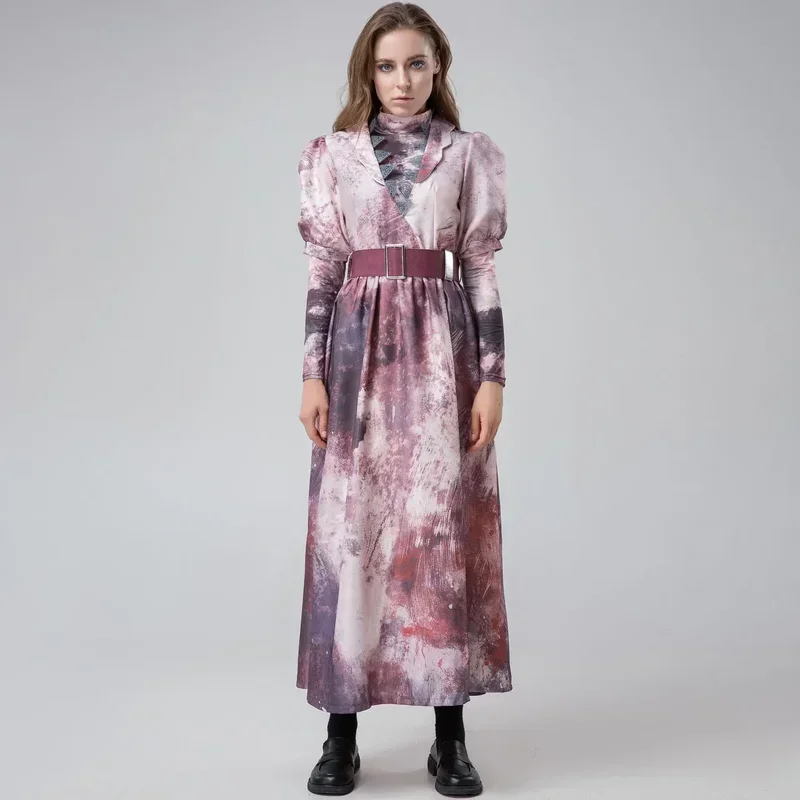 Gioco Dead Zombie Daylight Fancy Dress Up Spaventoso Infermiera Killer Costume di Halloween Donna Sally Smithson Fany Dress Up