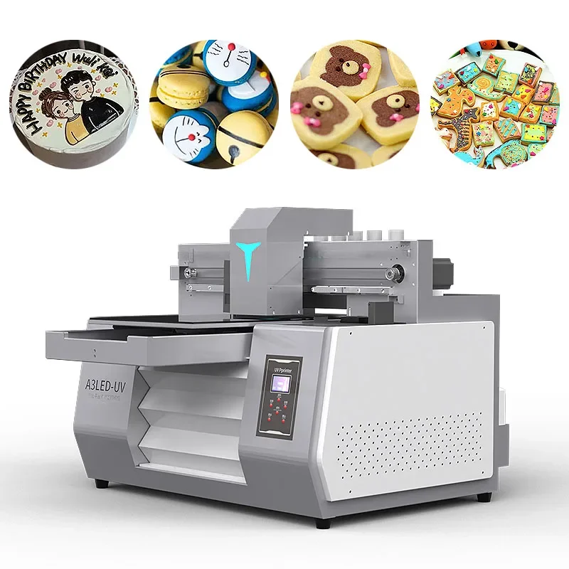 Lingya Multi-funtional Chocolate Printer Chocolate Food Printer Hot Small A3 Size Inkjet Printers New Product 2023 Provided Rip