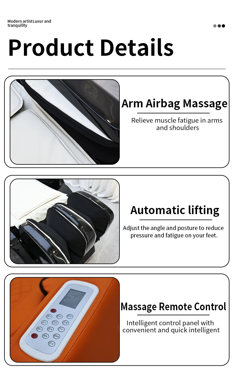 Salon-Kopfhaut-Spa-Shampoo-Massageliege aus Kunstleder, automatischer Massage-Shampoo-Stuhl, Haar-Spa-Ausstattung, langlebig – Detail 8