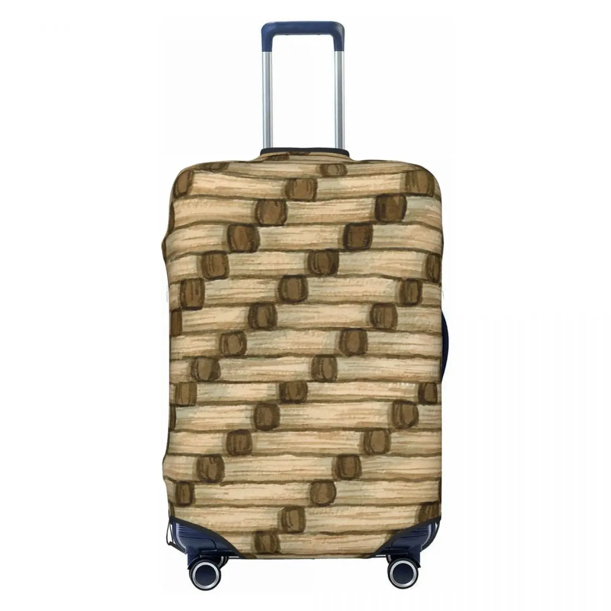 

Ocean Shores Rattan Pattern Luggage Protective Dust Covers Elastic Waterproof 18-32inch Suitcase Cover Travel