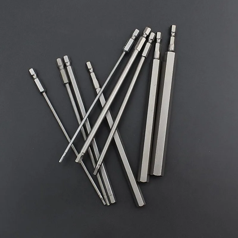 Overlength Hex Head Allen Screwdriver Bit 1/4\