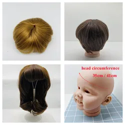 5 Different Models Silicone Reborn Doll / BJD Hair Wig Fits Doll Head Circumference About 35cm/41cm DIY Doll Hair Accessories