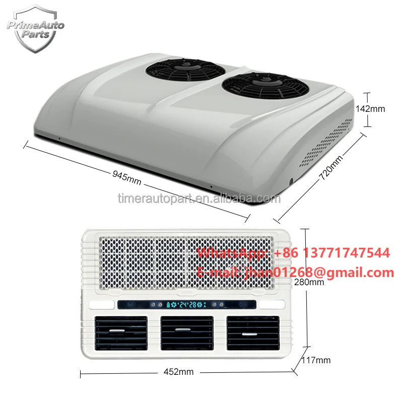Wholesale Air Conditioning System Marine Dc 24V 48 Volt Parking Cooler Air Conditioner for Camper Semi Truck Ac Unit for Sale