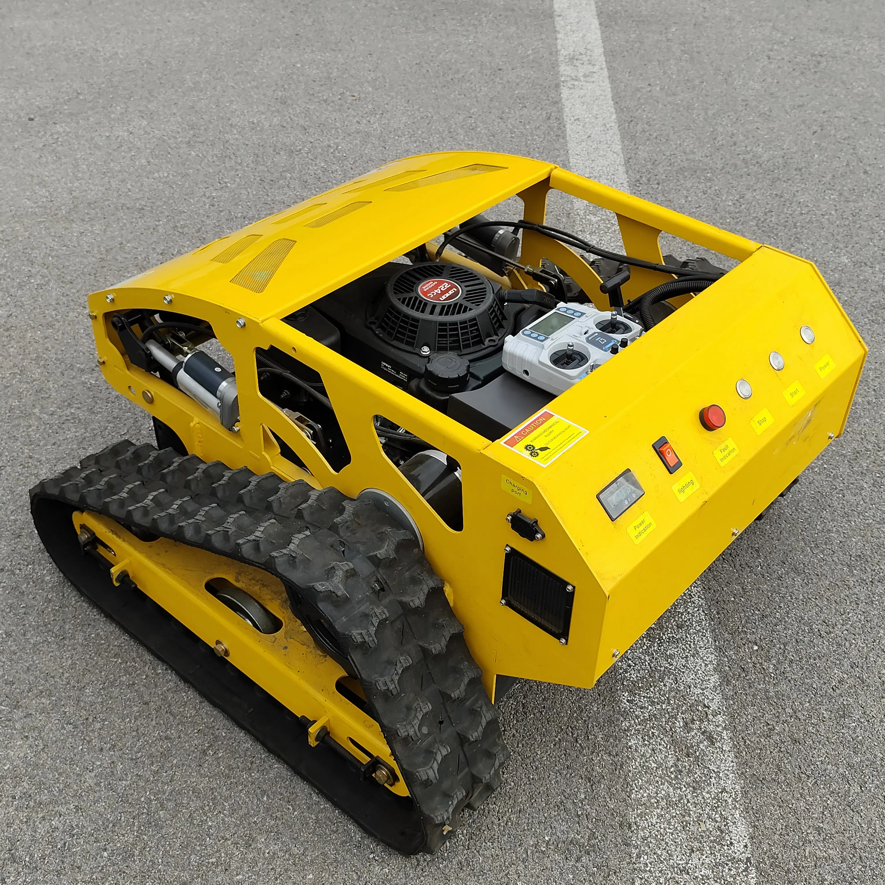 تحديث 9.5hp جزازة العشب الأوتوماتيكية التحكم عن بعد قاطع العشب الميداني آلة إزالة الأعشاب الضارة EPA #6