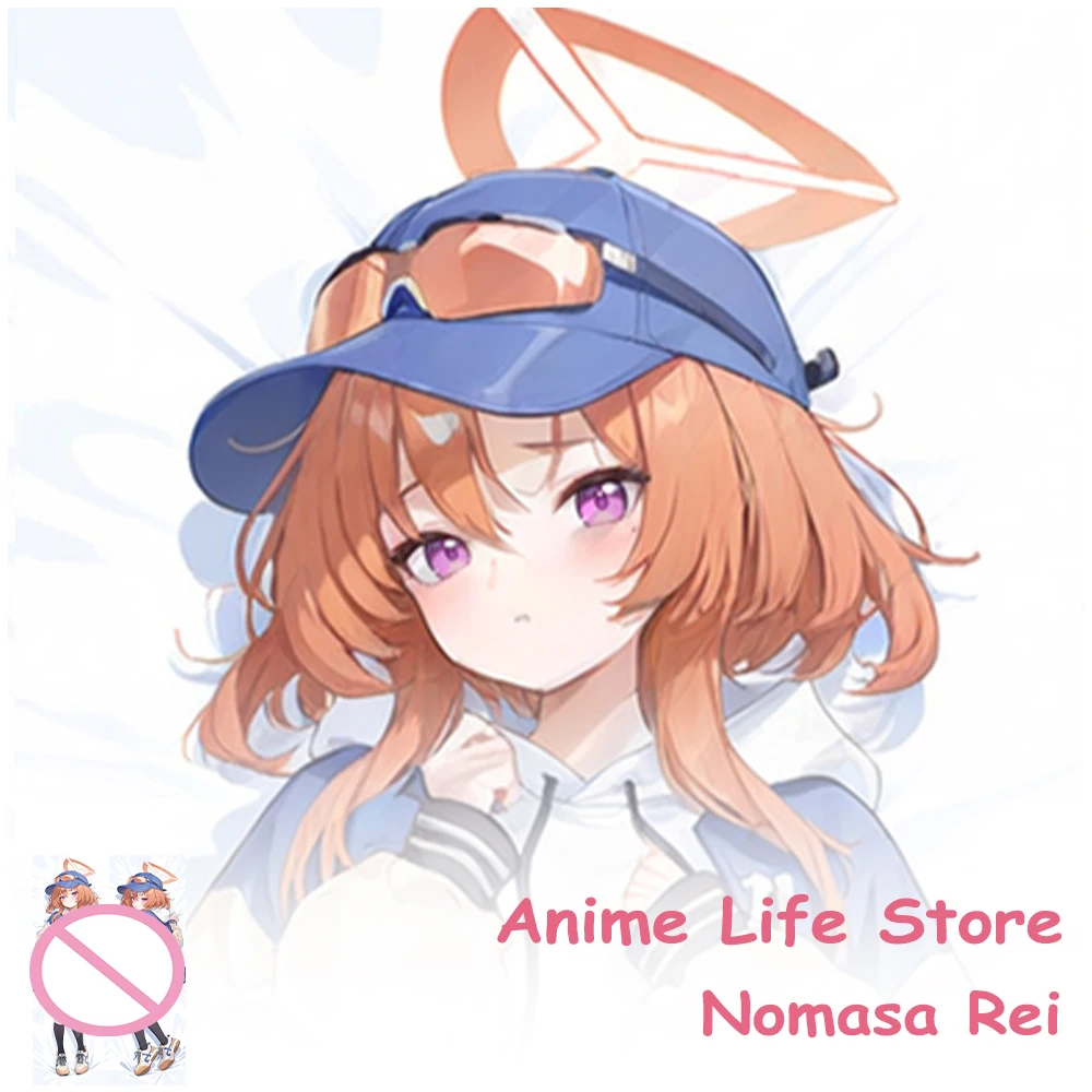 Dakimakura Anime Blue Archive Nomasa Rei Long Pillowcase Hugging Body Cosplay Props Otaku Bedding Cushion Covers Decor Room