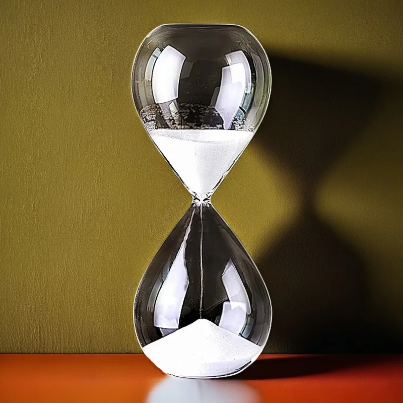 Image of 5/10/30/45/60 Minuten Zeit Sanduhr Timer Home Dekoration Glas Sanduhr OrnamenteHaushalt Artikel Sand timer Gelb Sanduhr
