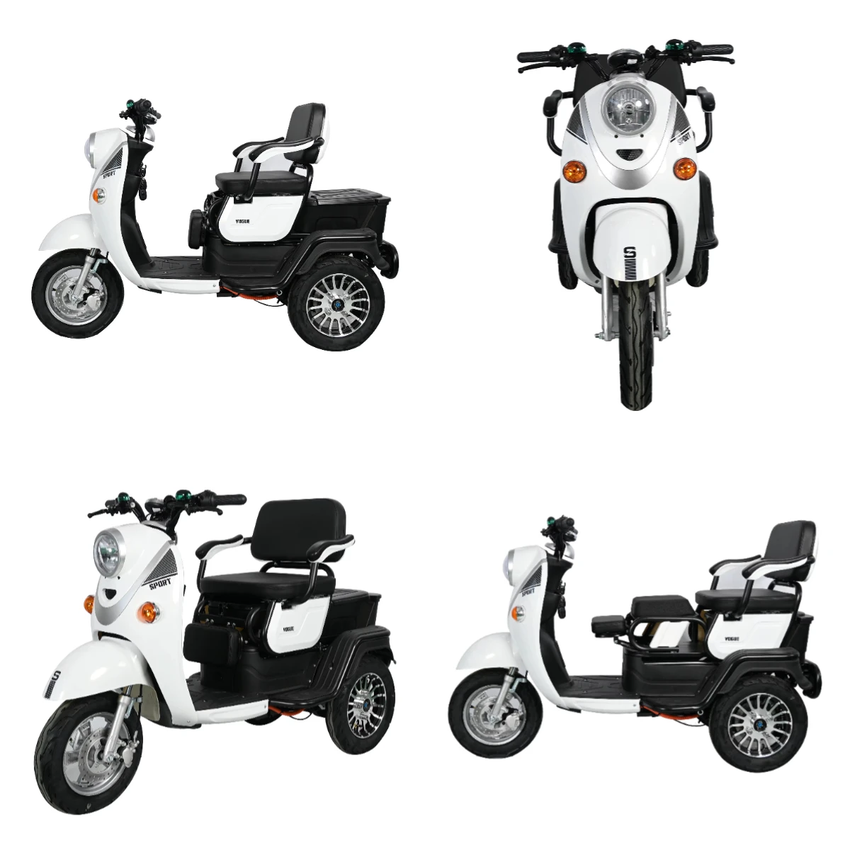 

STLF Factory Price Electric Tricycle Motorcycle Tricycle Electric 3 Wheels Moped Scooter