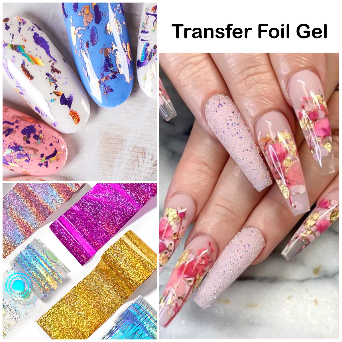 10ml Transfer Foil Nail Gel Po - Transfer Paper Carbon ulasan dan harga