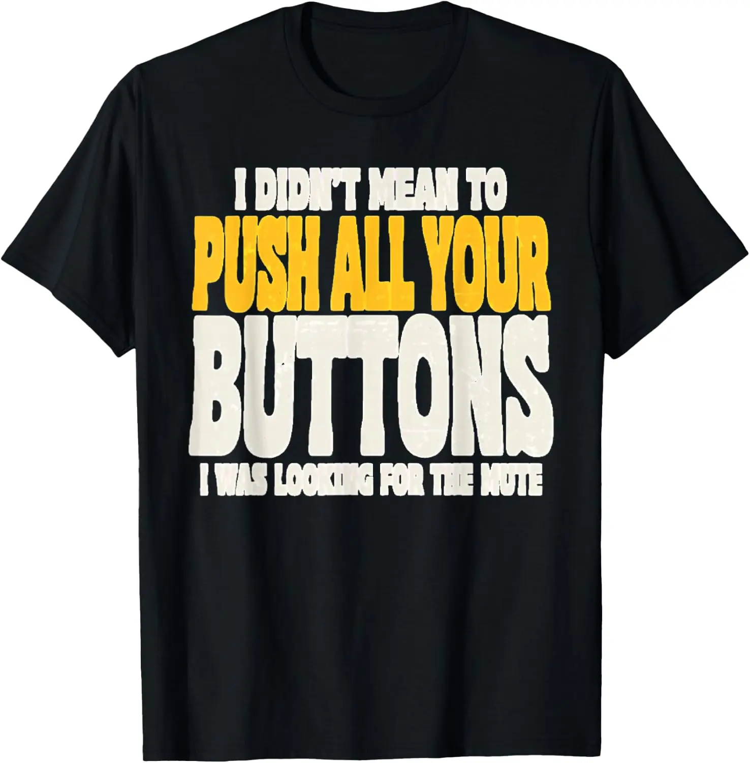 Looking For The Mute Button Funny Sarcastic T-Shirt 100% Cotton Trendy Y2K Short-Sleeve Tee-Soft, Quick-Drying,