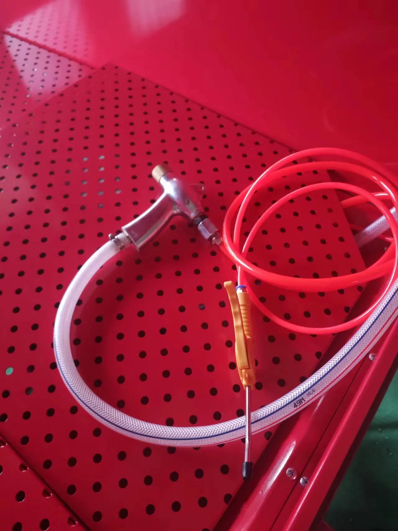 SBC1280 1280L التحكم الكهربائي اثنين من الجانب خزانة الرمل ساندبلاستر مع مكنسة كهربائية #2