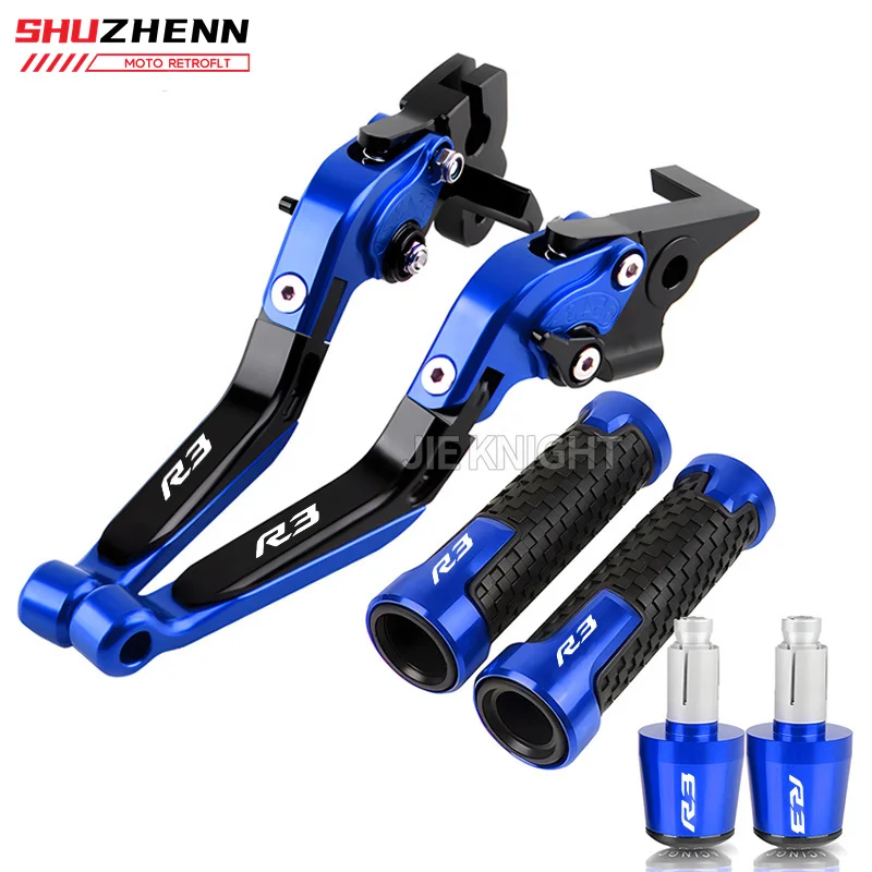 

YZFR3 2023 2024 Motorcycle Brakes Clutch Lever Handle Bar Ends for YZF R3 2015 2016 2017 2018 2019 2020 2021 2022 YZF-R3
