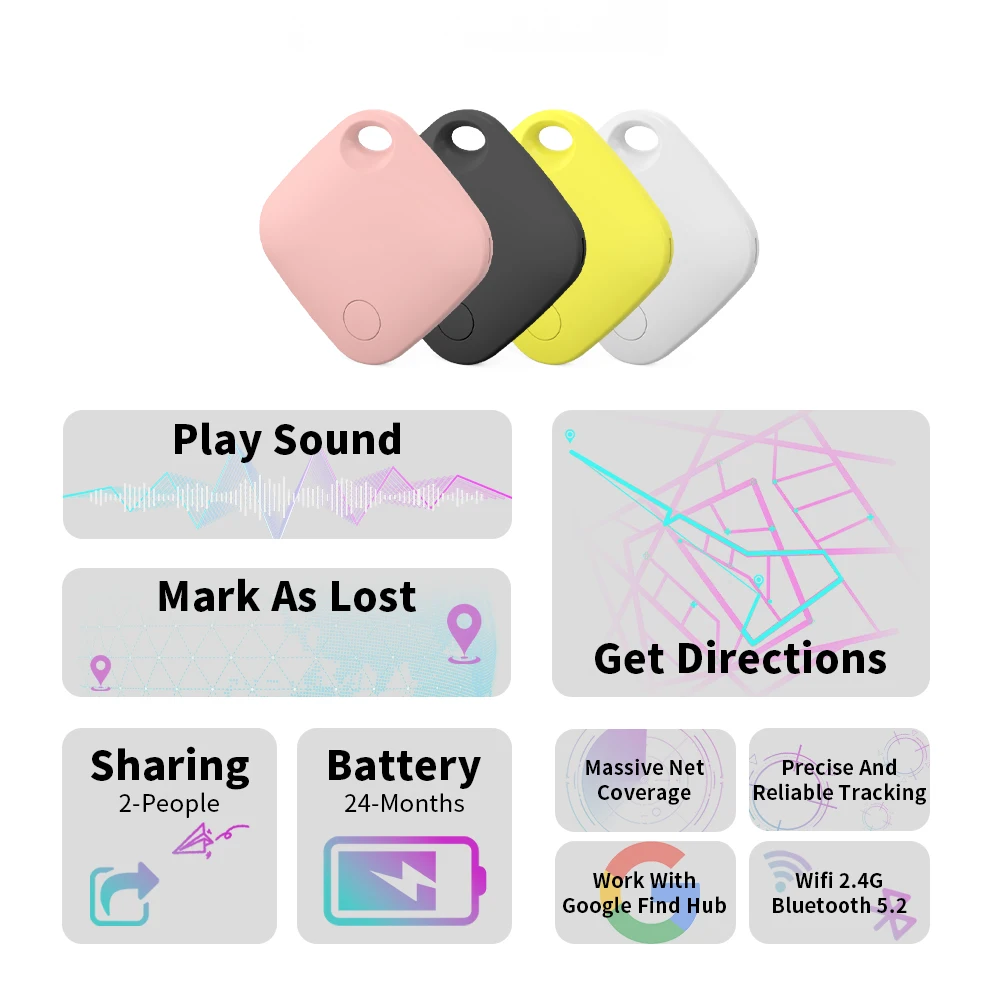 App Remote Locating Tracker Long-Distance Locator for Android Google's Find Hub Voice Keys Smart Tag for Pixel Motorola Vivo GMS