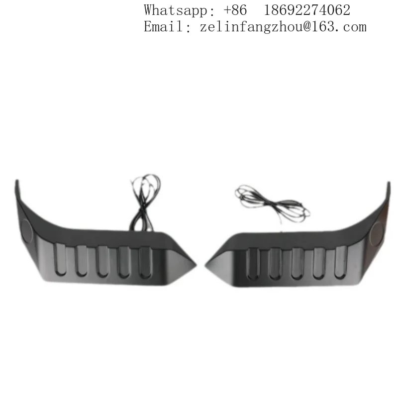 

ABS Segmented LED Rear Spoiler Rear Fin Fit For GWM Tank 300 Sequential Smoked