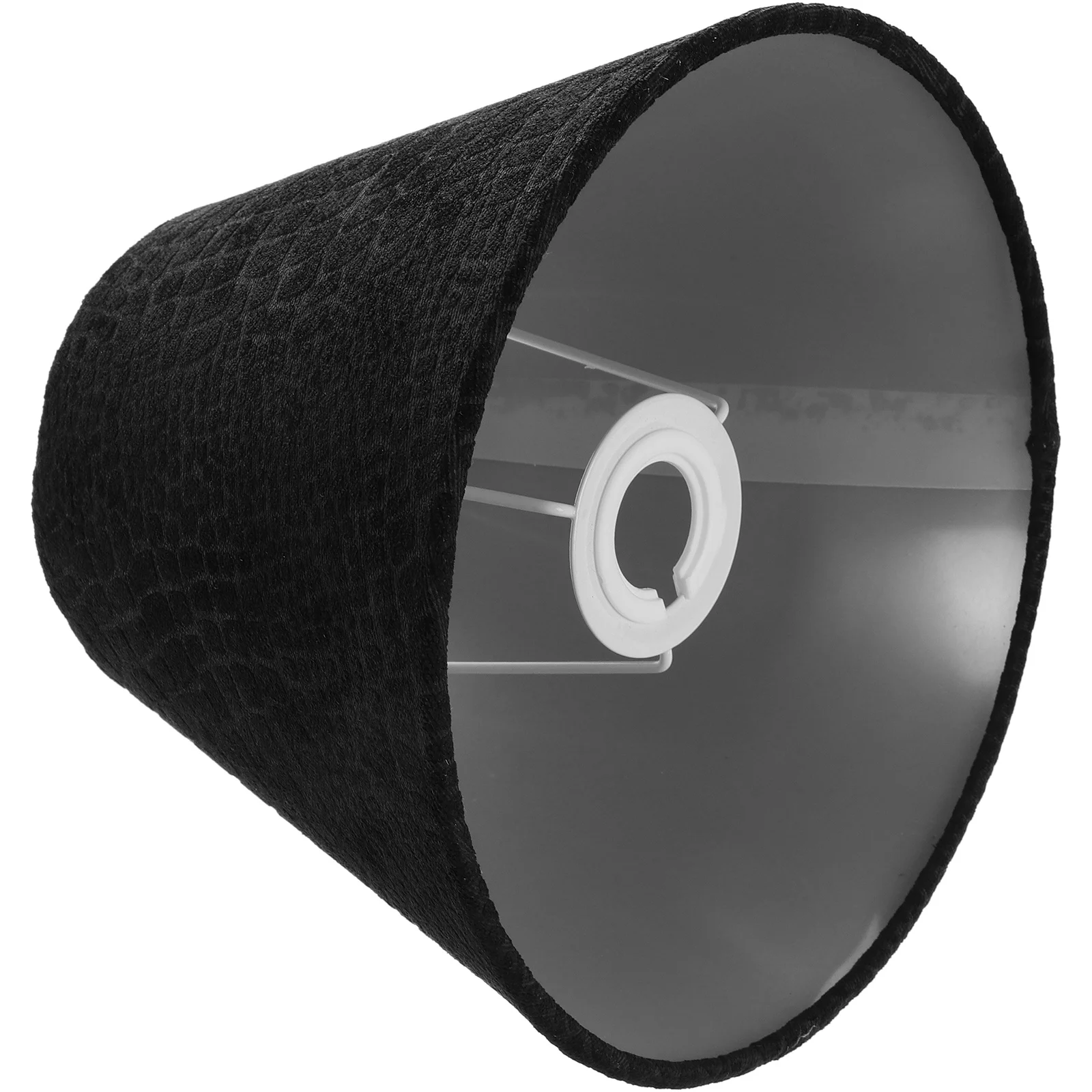 

Fabric Lamp Shade Plaid Barrel Clip-on Lampshade Replacement for Table Desk Light Compatible E27 E14