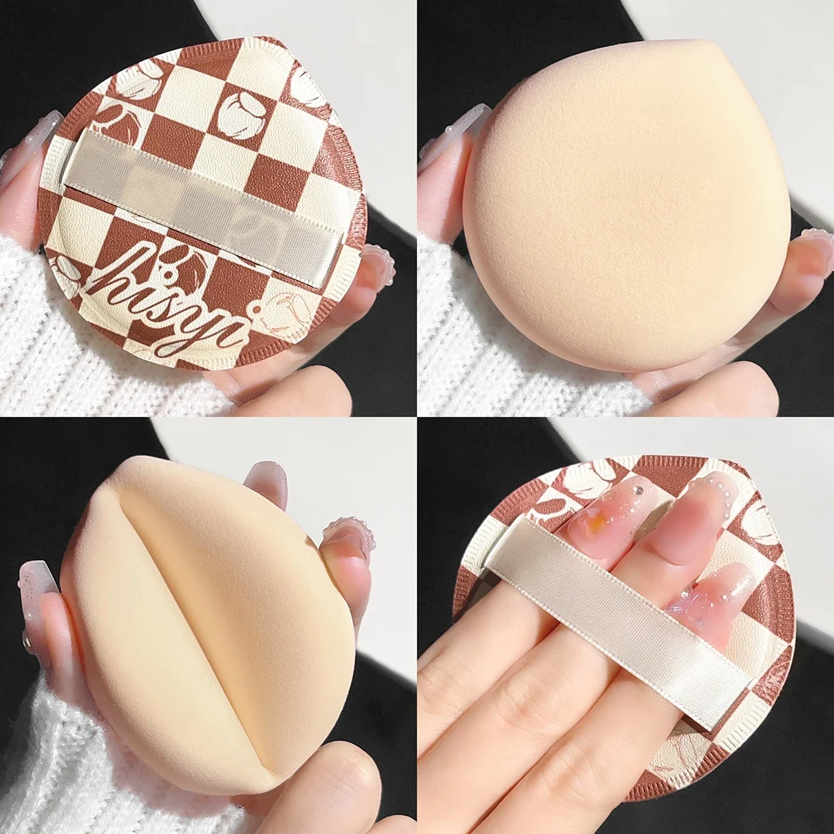 Droge en natte make-up bladerdeegspons zachte Koreaanse stijl schattige elastische marshmallow zacht kussen make-up foundation set